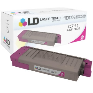 Ld Compatible Okidata 44318602 Magenta Laser Toner Cartridge for Oki C711dn C711dtn C711n C711wt Printers - All