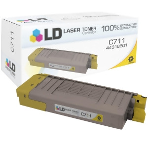 Ld Compatible Okidata 44318601 Yellow Laser Toner Cartridge for Oki C711dn C711dtn C711n C711wt Printers - All