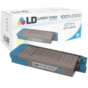 Ld Okidata C711 Compatible 44318603 Cyan Laser Toner Cartridge - All