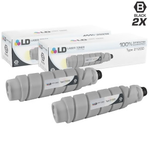 Ld Compatible Ricoh 885288 / Type 2120D Set of 2 High Yield Black Laser Toner Cartridges for Aficio Printers - All