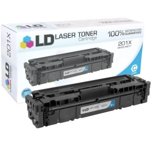 Ld Compatible Replacement for Hp Cf401x / 201X High Yield Cyan Laser Toner Cartridge for Hp Color LaserJet M252dw Mfp M277dw and Pro M277n - All