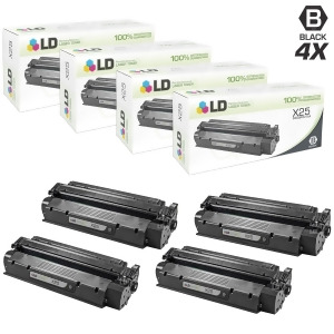 Ld Remanufactured Canon X25 / 8489A001aa Set of 4 Black Toner Cartridges for Canon ImageClass Mf Series - All