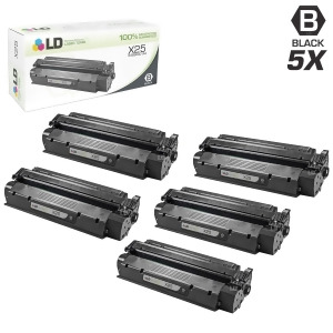 Ld Remanufactured Canon X25 / 8489A001aa Set of 5 Black Toner Cartridges for Canon ImageClass Mf Series - All