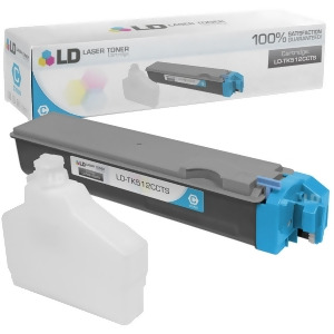 Ld Compatible Replacement for Kyocera-Mita Tk-512c Cyan Laser Toner Cartridge for Kyocera-Mita Fs-c5020n Fs-c5025n and Fs-c5030n Printers - All