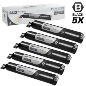 Ld Compatible Replacements for Panasonic Kx-fat461 Set of 5 High Yield Black Laser Toner Cartridges for Panasonic Kx-mb2000 Kx-mb2010 Kx-mb2030 and Kx
