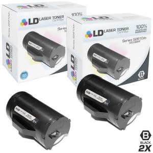 Ld Compatible Dell 593-Bbmf Set of 2 High Yield Black Laser Toner Cartridges for Dell S2810dn H815dw S2815dn - All