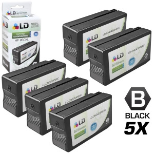 Ld Remanufactured Replacement for Hewlett Packard Hp 950 Ink Cartridges Set of 5 Black Cn049an for use in OfficeJet Pro 251dw 276w Mfp 8100 8600 8600 