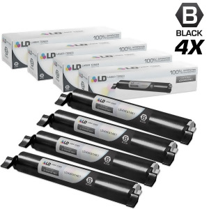 Ld Compatible Replacements for Panasonic Kx-fat461 Set of 4 High Yield Black Laser Toner Cartridges for Panasonic Kx-mb2000 Kx-mb2010 Kx-mb2030 and Kx