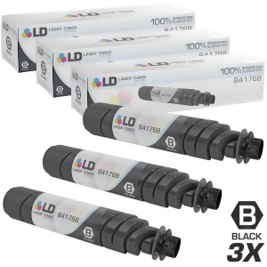 Ld Compatible Ricoh 841768 Mp2501 Set of 3 Black Laser Toner Cartridges for Lanier Mp 2501 Sp Savin Mp 2501 Sp Aficio Mp 2501 Sp Printers - All