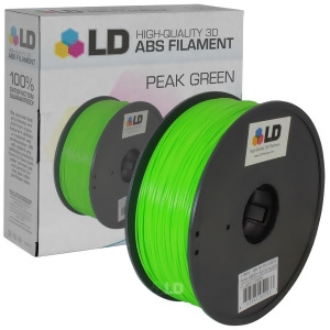 Ld Peak Green 1.75mm Abs 3D Printer Filament - All