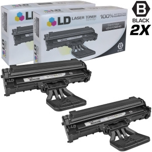Ld Compatible Replacements for Dell 310-6640 Gc502 Set of 2 Black Laser Toner Cartridges for Dell Laser 1100 and 1110 Printers - All