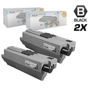 Ld Compatible Okidata Type C17 / 44469801 Set of 2 Black Laser Toner Cartridges - All