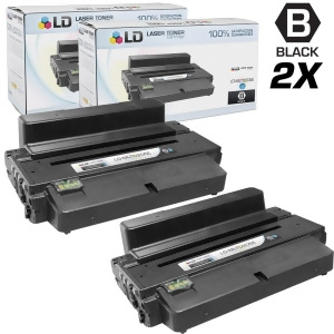 Ld Set of 2 Black Cartridges for Samsung Mlt-d205e for Ml-3712 Printers for Ml-3712 Ml-3712nd. Ml-5639fr and Ml-5739fw Printers - All