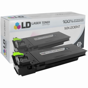 Ld Compatible Replacement for Sharp Mx-206nt Black Laser Toner Cartridge for Sharp Mx-m200d Printer - All