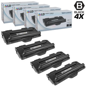 Ld Compatible Replacements for Samsung Ml-1710d3 Set of 4 Black Laser Toner Cartridges for Samsung Ml 1500 1510 1510B 1520 1710 1710B 1710D 1710P 1740