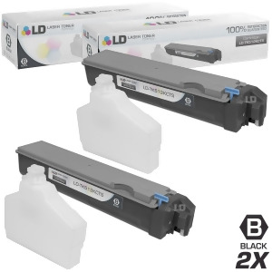 Ld Compatible Replacements for Kyocera-Mita Tk-512k Set of 2 Black Laser Toner Cartridges for Kyocera-Mita Fs-c5020n Fs-c5025n and Fs-c5030n Printers 