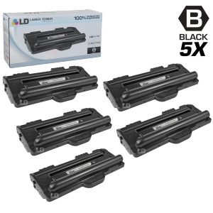 Ld Compatible Replacements for Samsung Ml-1710d3 Set of 5 Black Laser Toner Cartridges for Samsung Ml 1500 1510 1510B 1520 1710 1710B 1710D 1710P 1740