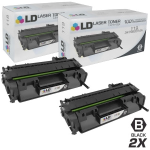 Ld Compatible Canon 119 / 3479B001aa Set of 2 Black Toner Cartridges for Canon ImageClass Printer Series - All