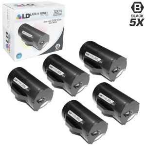 Ld Compatible Dell 593-Bbmf Set of 5 High Yield Black Laser Toner Cartridges for Dell S2810dn H815dw S2815dn - All