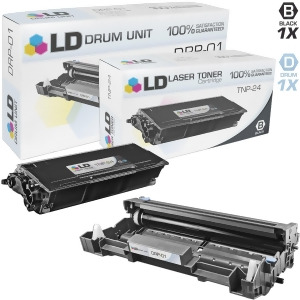 Ld Compatible Replacements for Konica Minolta Set of 2 Includes 1 Tnp24 High Yield Black Laser Toner Cartridge and 1 Drp01 Laser Cartridge Drum Unit -
