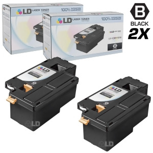 Ld Compatible Replacements for Xerox 106R1630 Set of 2 Black Laser Toner Cartridges for Phaser 6000 6010 6010N WorkCentre 6015 6015V/b 6015V/n and 601