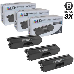 Ld Compatible Brother Tn336bk Set of 3 High Yield Black Laser Toner Cartridges for Brother Hl-l8250cdn Hl-l8350cdw Hl-l8350cdwt Mfc-l8600cdw and Mfc-l