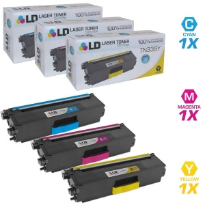Ld Compatible Replacements for Brother Tn339 3Pk Super Hy Toner Cartridges 1 Tn339ccts Cyan 1 Tn339mcts Magenta 1 Tn339ycts Yellow for Brother Hl Mult