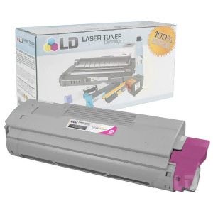 Ld Compatible Okidata 44315302 Magenta Laser Toner Cartridge for Oki C610cdn C610dn C610dtn C610n - All