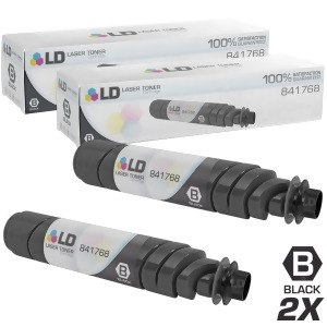 Ld Compatible Ricoh 841768 Mp2501 Set of 2 Black Laser Toner Cartridges for Lanier Mp 2501 Sp Savin Mp 2501 Sp Aficio Mp 2501 Sp Printers - All