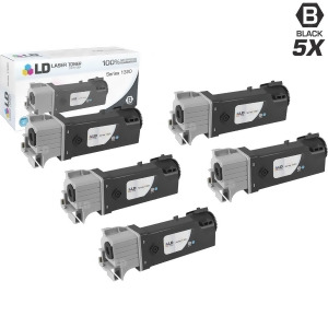 Ld Compatible Dell Ku052 310-9058 Set of 5 High Yield Black Toner Cartridges for 1320/1320C Printers - All