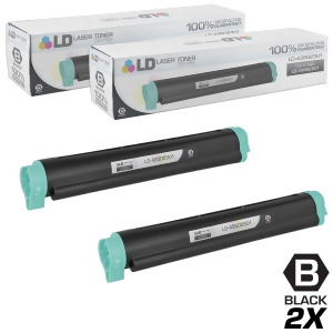 Ld Compatible Replacements for Okidata 43502301 Type 9 Set of 2 Black Laser Toner Cartridges for Okidata B4400 B4400n B4500 B4500n B4550 B4550n B4600 