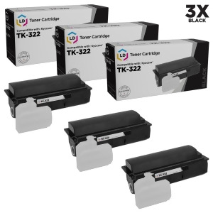 Ld 3 Kyocera Mita Tk-322 Compatible Black Toner Cartridges - All