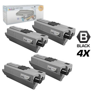 Ld Compatible Okidata Type C17 / 44469801 Set of 4 Black Laser Toner Cartridges - All