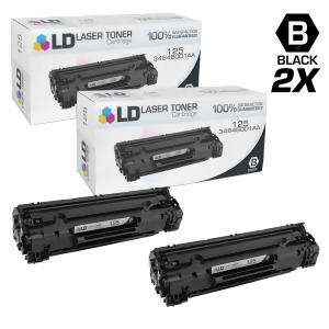Ld Compatible Canon 3484B001aa / 125 Set of 2 Black Laser Toner Cartridges for Canon ImageClass Lbp6000 LBP6030w Mf3010 Printers - All
