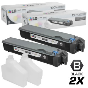 Ld Compatible Replacements for Kyocera-Mita Tk-522k Set of 2 Black Laser Toner Cartridges for Kyocera-Mita Fs-c5015n Printer - All