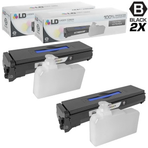 Ld Compatible Replacements for Kyocera Mita Tk-542 2Pk Black Laser Toner Cartridges for Kyocera-Mita Fs-c5100dn Printer - All