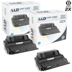 Ld Compatible Replacements for Hp 42X / Q5942x 2Pk High Yield Black Laser Toner Cartridges for LaserJet 4250 Printer Series - All