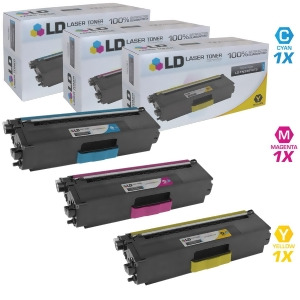Ld Compatible Brother Tn336 Set of 3 High Yield Laser Toner Cartridges Includes 1 Tn336c Cyan 1 Tn336m Magenta and 1 Tn336y Yellow - All