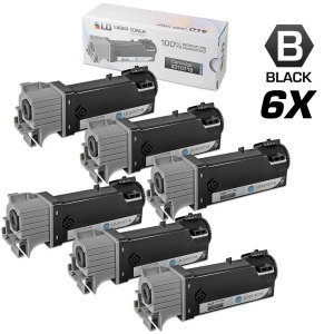 Ld Compatible Dell 2150cdn 2150cn 2155cdn 2155cn Set of 6 331-0719 Black Laser Toner Cartridges - All