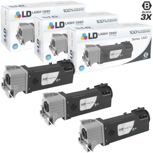 Ld Compatible Dell Ku052 310-9058 Set of 3 High Yield Black Toner Cartridges for 1320/1320C Printers - All
