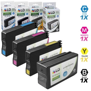 Ld Remanufactured Replacement for Hp 950 951 Set of 4 Ink Cartridges Includes 1 Black Cn049an 1 Cyan Cn050an 1 Magenta Cn051an and 1 Yellow Cn052an - 