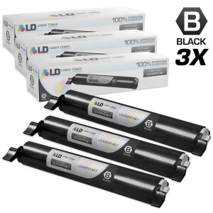 Ld Compatible Replacements for Panasonic Kx-fat461 Set of 3 High Yield Black Laser Toner Cartridges for Panasonic Kx-mb2000 Kx-mb2010 Kx-mb2030 and Kx