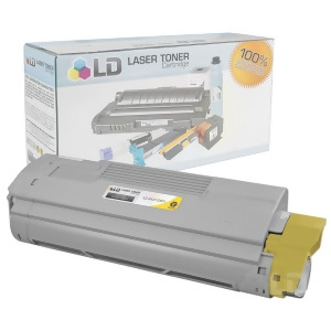 Ld Compatible Okidata 44315301 Yellow Laser Toner Cartridge for Oki C610cdn C610dn C610dtn C610n - All