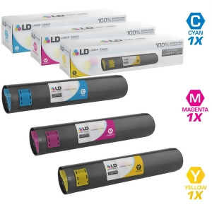 Ld Compatible Xerox Set of 3 Laser Toner Cartridges Includes 1 006R01176 Cyan 1 006R01177 Magenta and 1 006R01178 Yellow - All