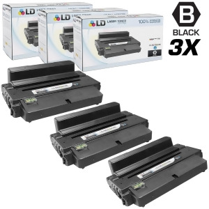 Ld Set of 3 Black Cartridges for Samsung Mlt-d205e for Ml-3712 Printers for Ml-3712 Ml-3712nd. Ml-5639fr and Ml-5739fw Printers - All