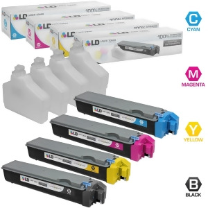 Ld Compatible Replacements for Kyocera-Mita 4Pk Tk-522 Laser Toner Cartridges Includes 1 Tk-522k Black 1 Tk-522c Cyan 1 Tk-522m Magenta 1 Tk-522y Yell