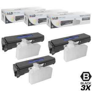 Ld Compatible Replacements for Kyocera Mita Tk-542 3Pk Black Laser Toner Cartridges for Kyocera-Mita Fs-c5100dn Printer - All