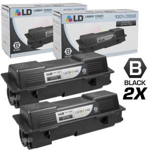 Ld Compatible Replacements for Kyocera-Mita Tk-1142 Set of 2 Black Laser Toner Cartridges for Kyocera-Mita Fs-1035 Mfp Fs-1135 Mfp and Laser M2035dn P