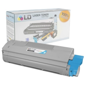 Ld Compatible Okidata 44315303 Cyan Laser Toner Cartridge for Oki C610cdn C610dn C610dtn C610n - All