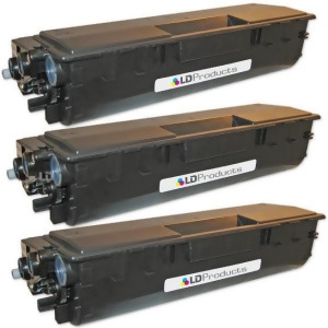 Ld Compatible Brother Tn460 Set of 3 Black Laser Toner Cartridges - All